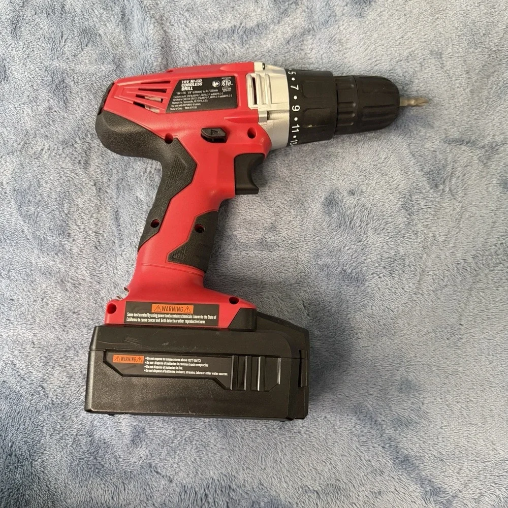 Hyper Tough AQ75023G 18V Cordless‎ Drill With Battery
